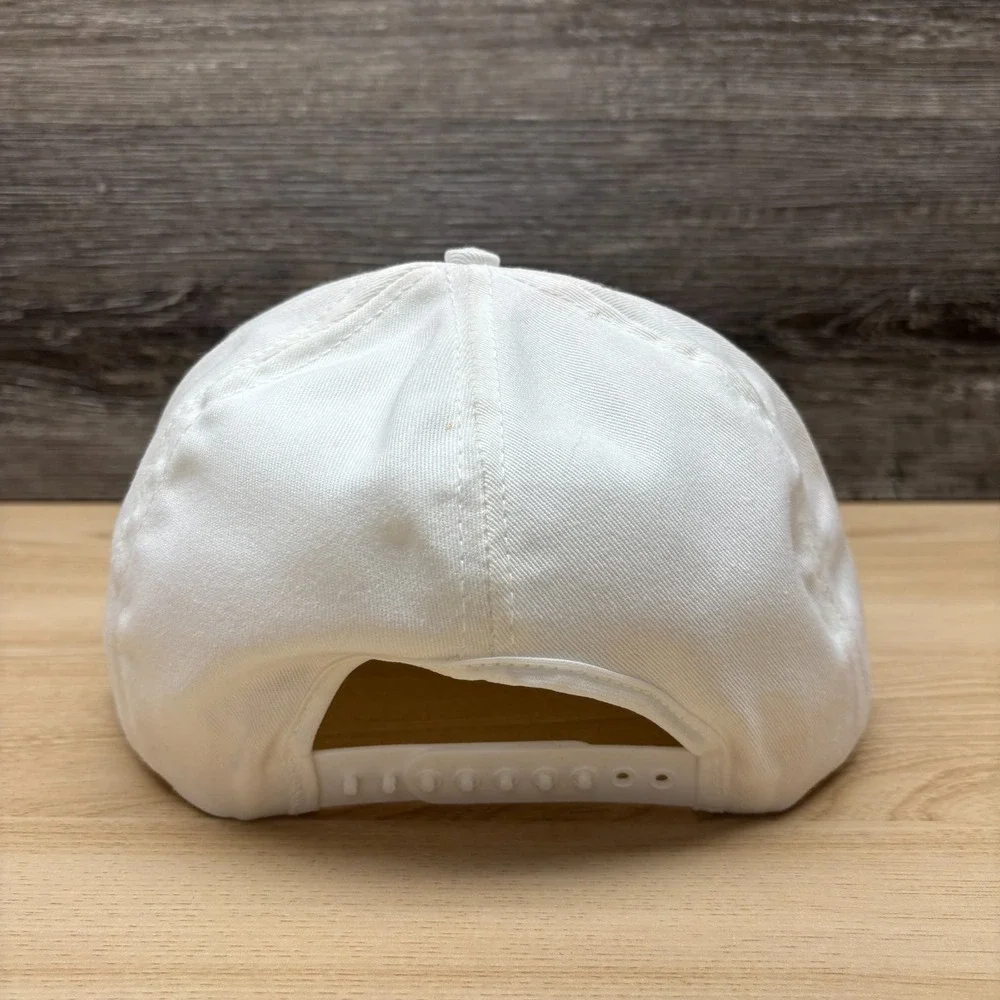 Vintage Michelob Dry Hat Cap Snap Back White Beer Advertising Promo 90s Retro